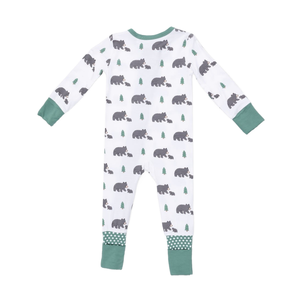 Angel Dear Convertible Romper- Black Bears