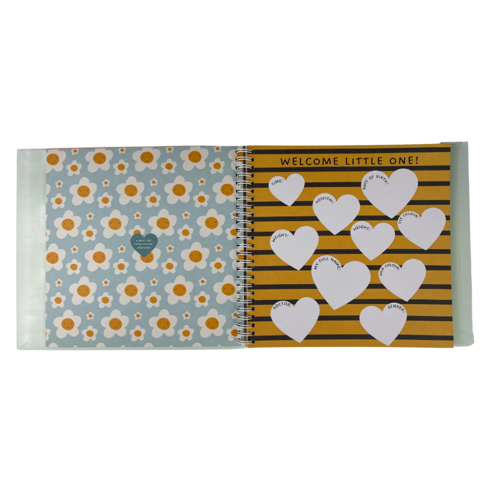Baby Memory Book - Busy Bee