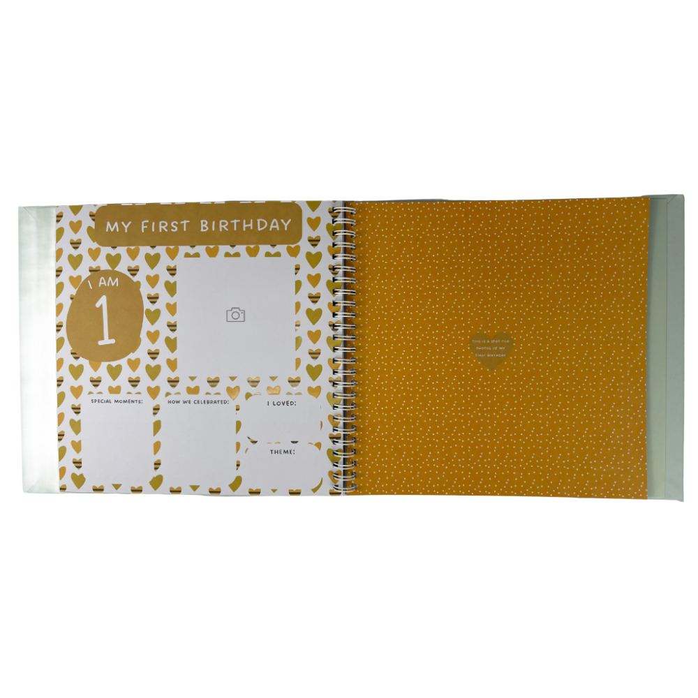 Baby Memory Book - Busy Bee