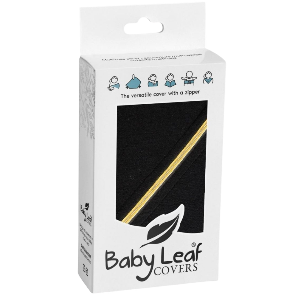 Baby Leaf Cover - Black
