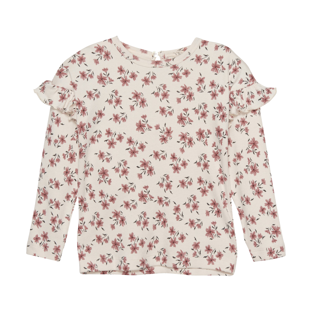 Creamie Top - Floral Print on Cream - Battleford Boutique