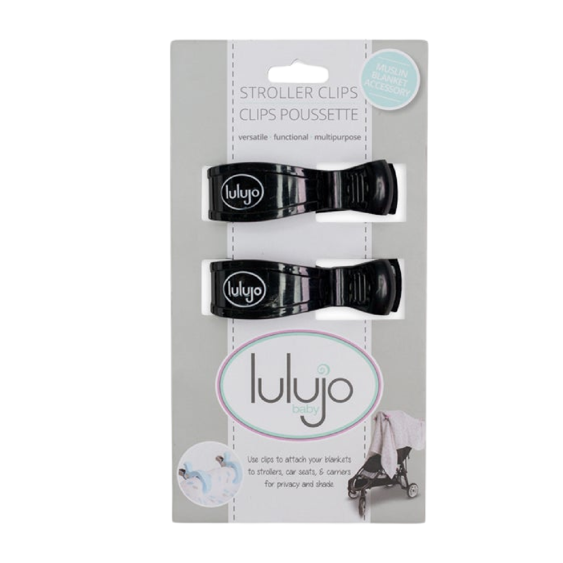 Lulujo Stroller Clips - Battleford Boutique