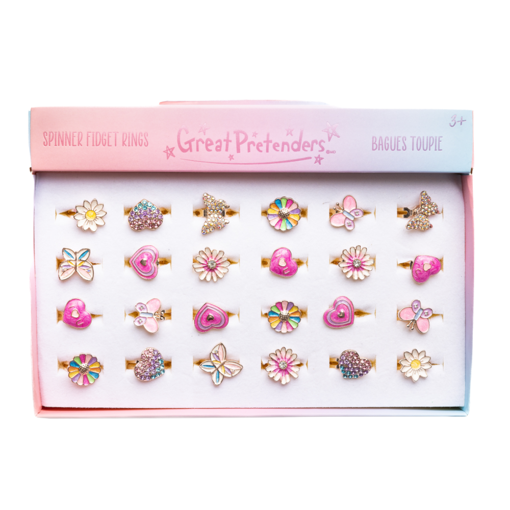 Great Pretenders - Fidget Spinner Rings - Battleford Boutique