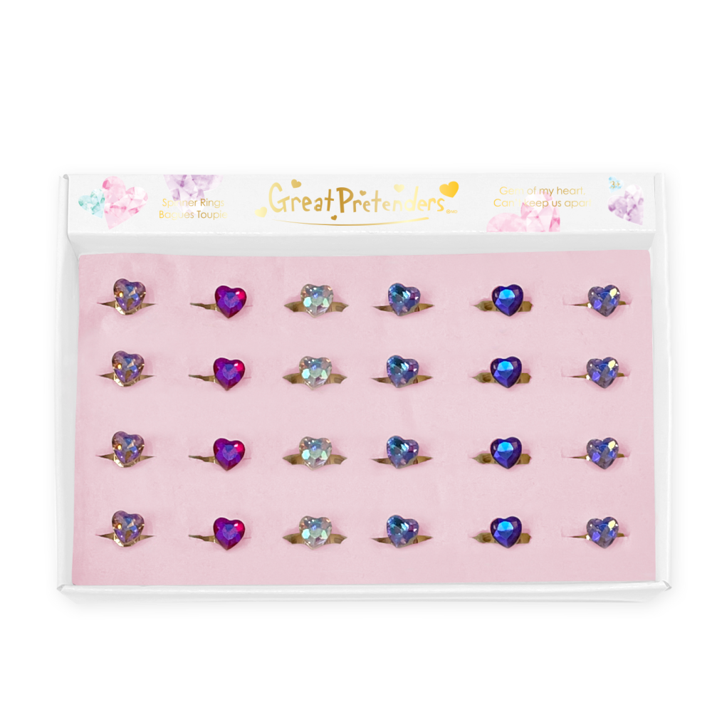 Great Pretenders - Gem of my Heart Spinner Rings - Battleford Boutique