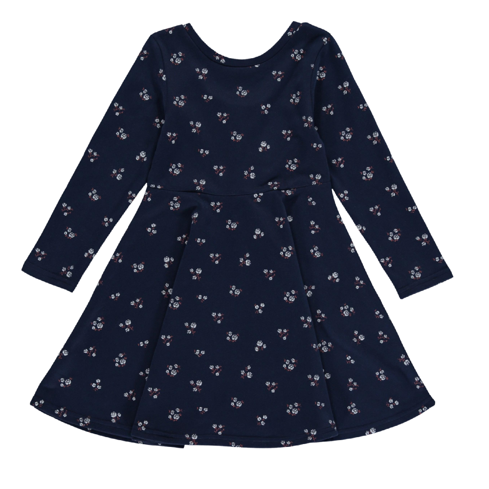 Vignette Paige Dress - Navy Floral