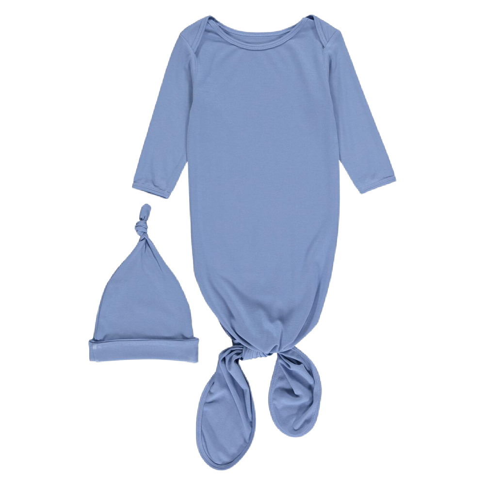 Tickety-Boo Knotted Cap & Gown - Blue