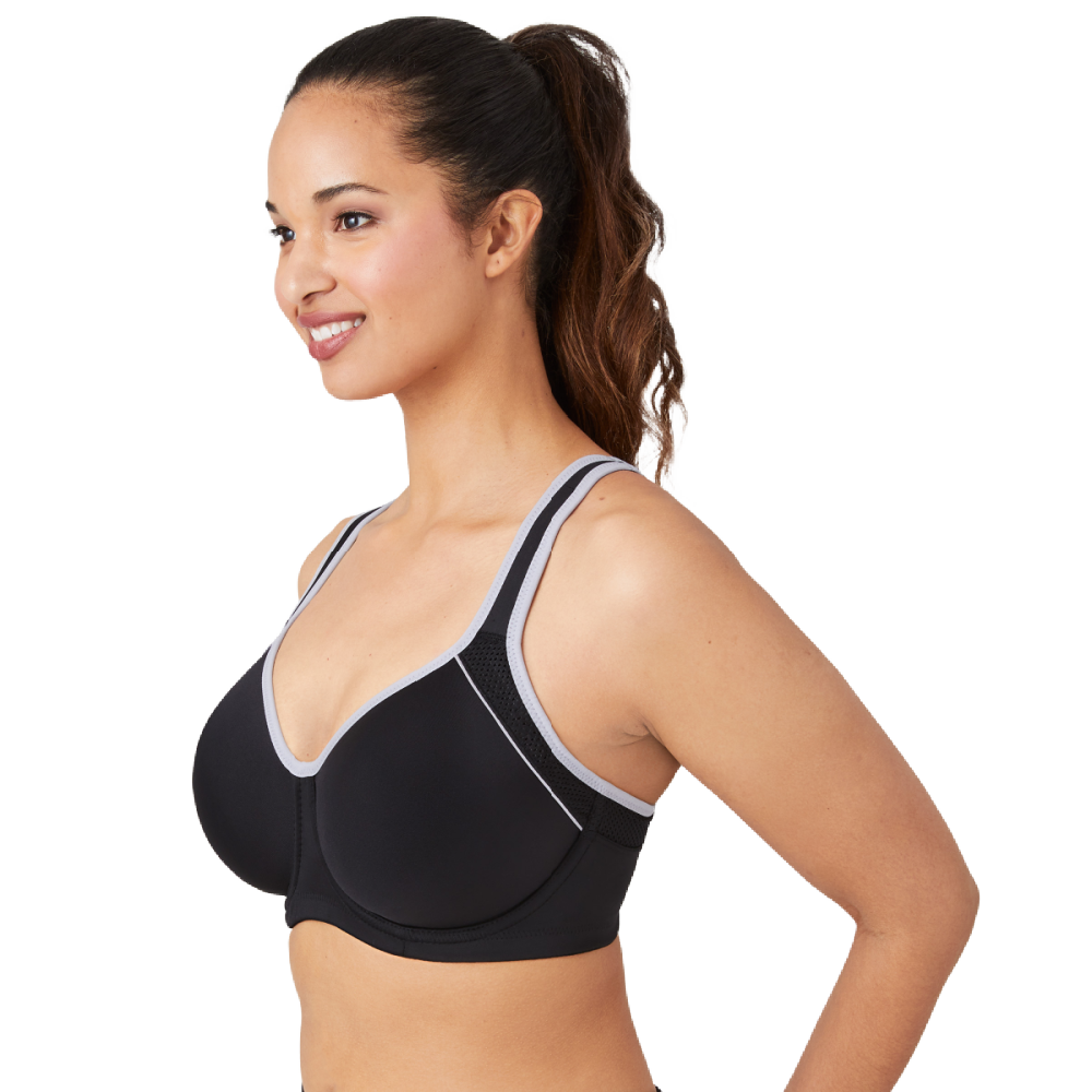 Wacoal Lindsey Sport Bra - Black - Battleford Boutique