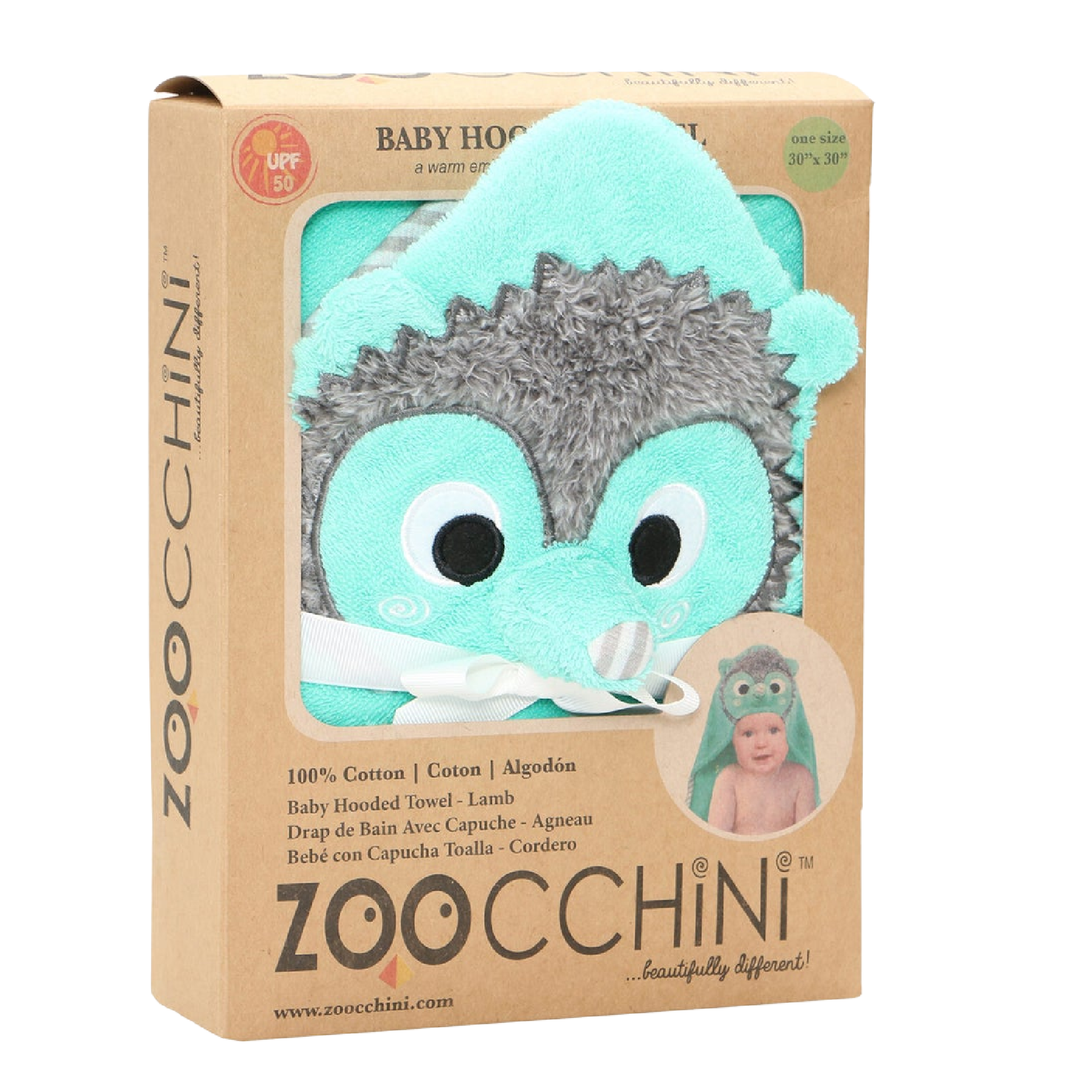 Zoocchini Baby Snow Terry Hooded Bath Towel Assorted - Battleford Boutique