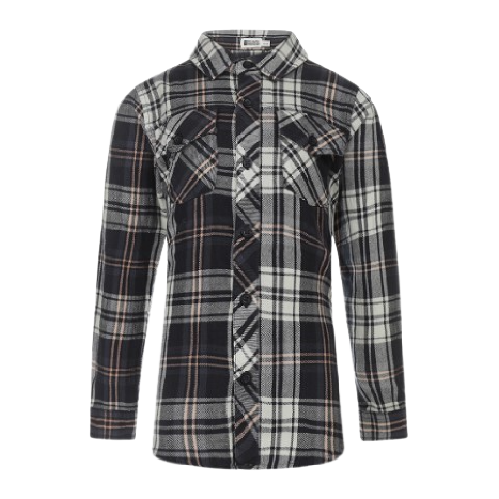 NWM Top - Black & Pink Plaid - Battleford Boutique