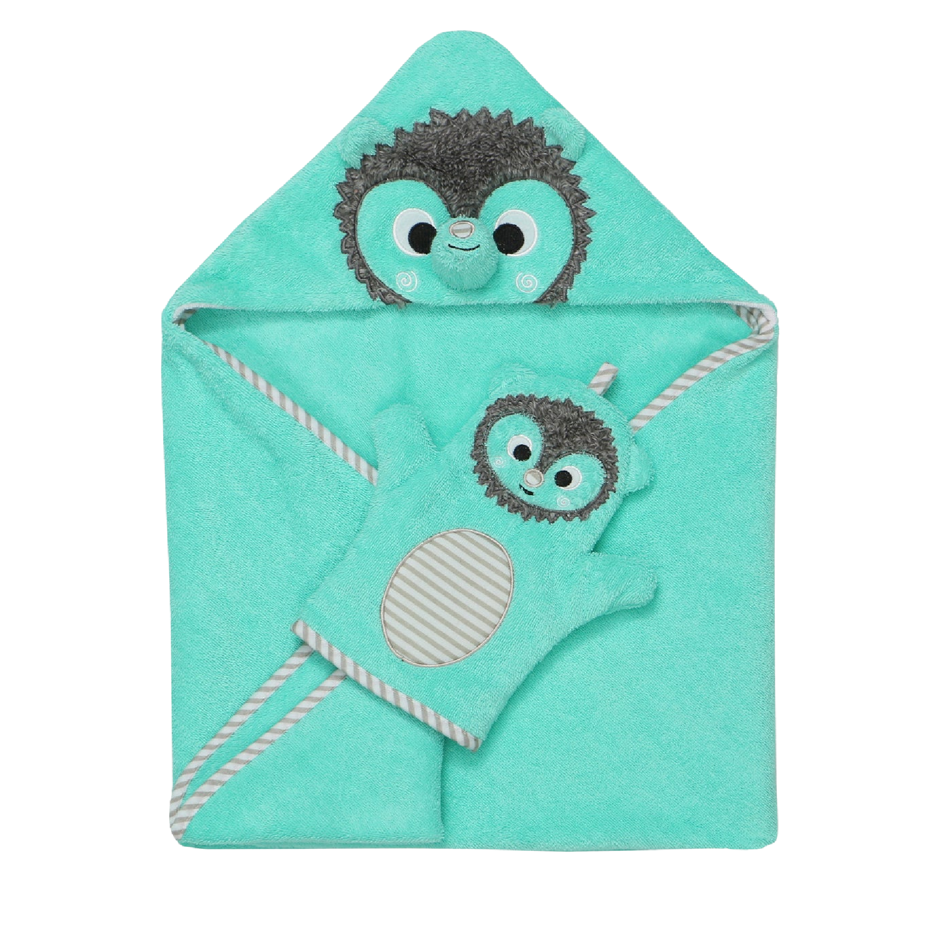 Zoocchini Baby Snow Terry Hooded Bath Towel Assorted