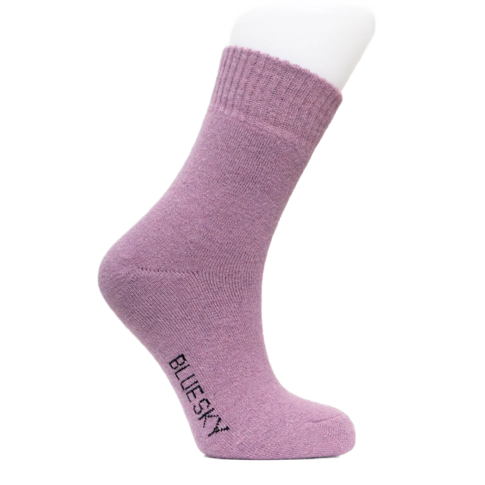 Blue Sky Merino Wool Socks - Rose