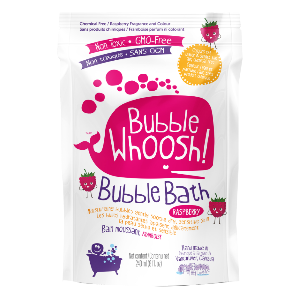Loot Bubble Whoosh Bath - Raspberry