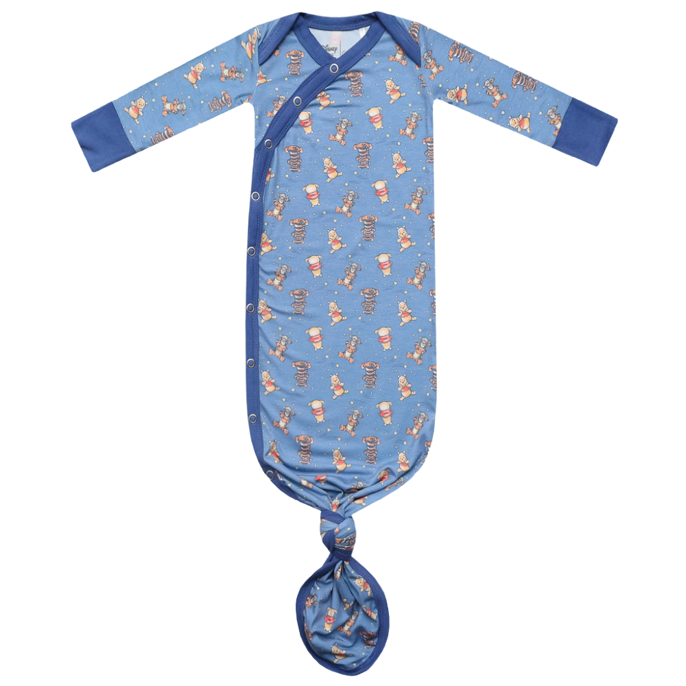 Copper Pearl Knotted Gown - Pooh & Tiger