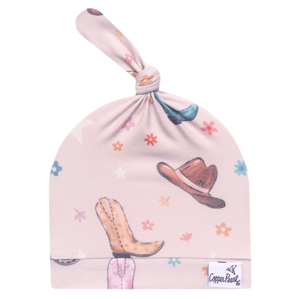 Copper Pearl Knotted Gown & Hat - Cheyenne