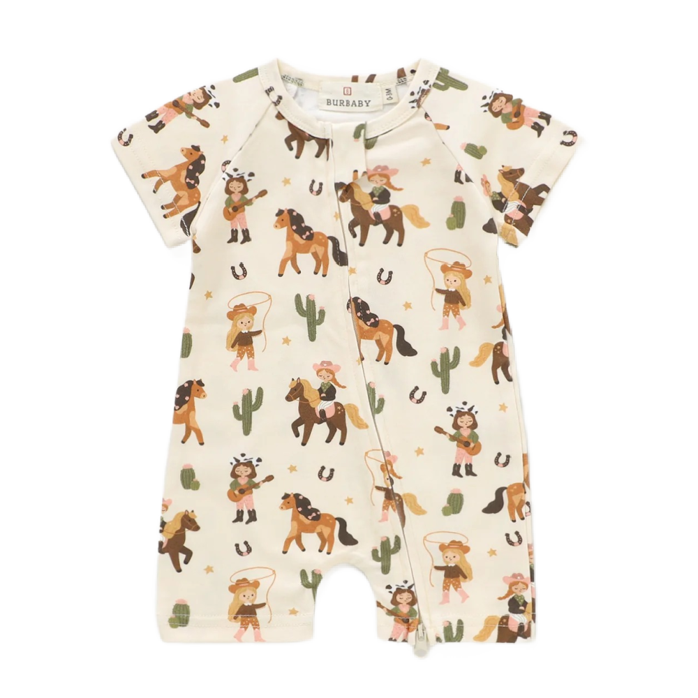 Burbaby Cowgirl Romper