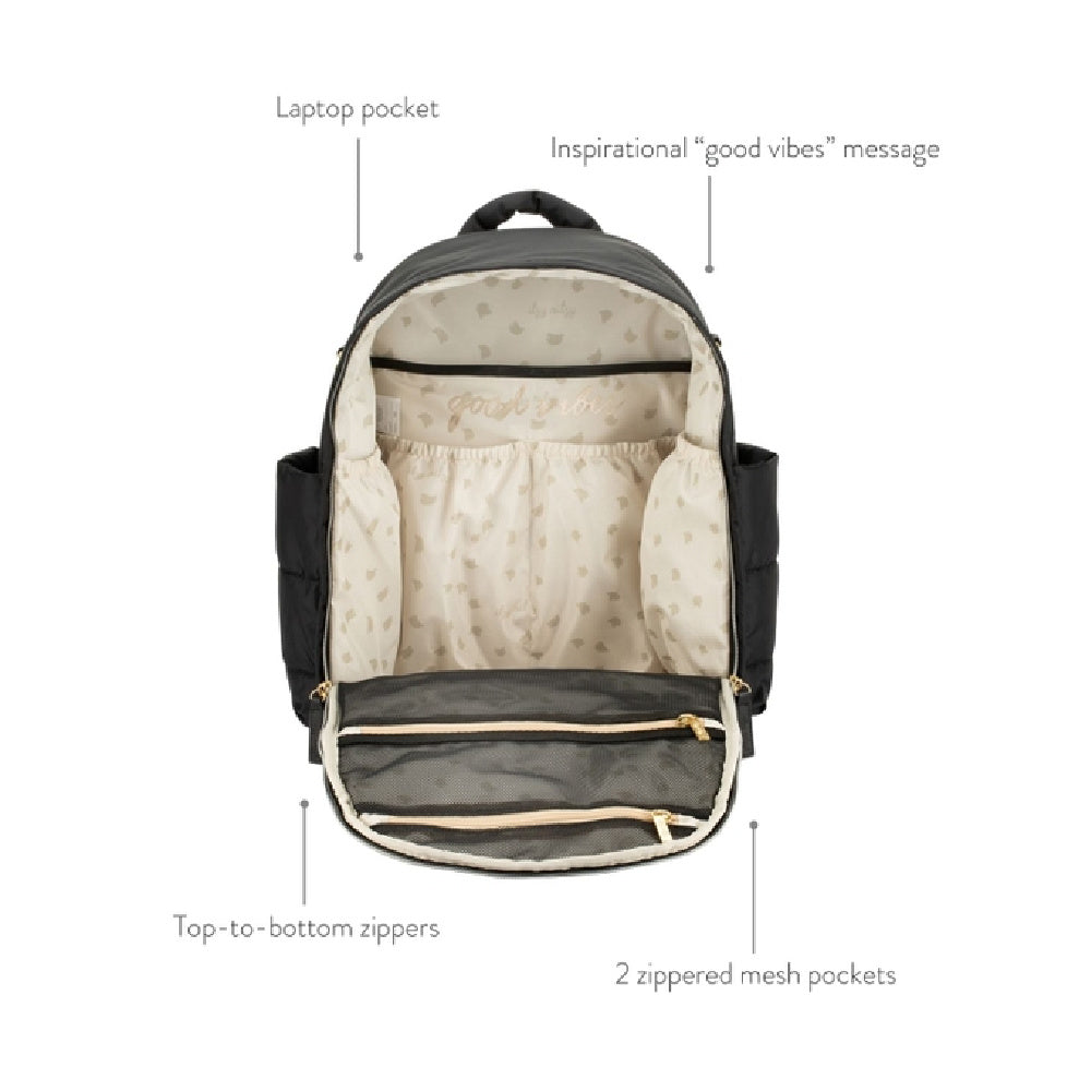 Dream Backpack™ Midnight Black Diaper Bag - Battleford Boutique