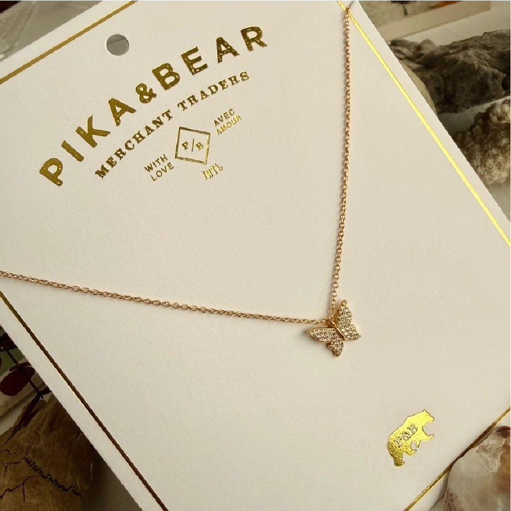 Esme Butterfly Charm Necklace
