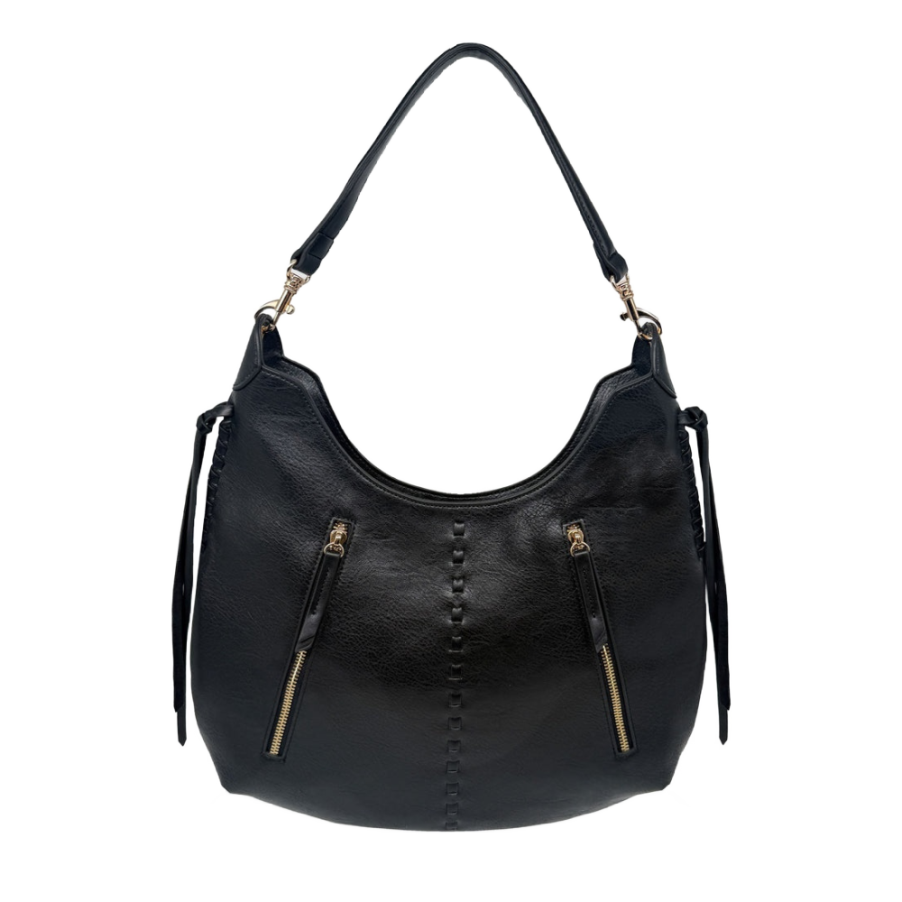 Espe Clover Hobo Bag- Black