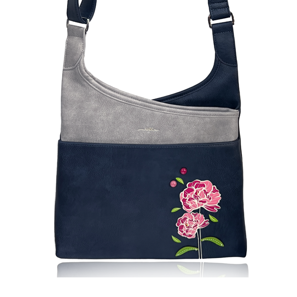 Espe Messenger Crossbody - Peony Blue