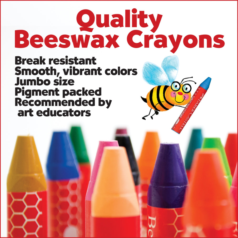 Faber Castell 15 Beeswax Crayons