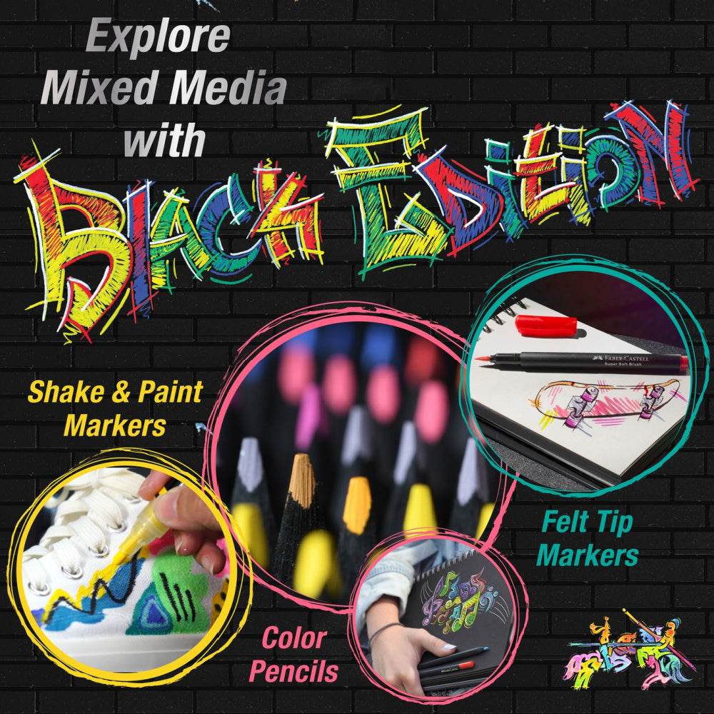 Faber Castell Shake & Paint Metallic Acrylic Markers