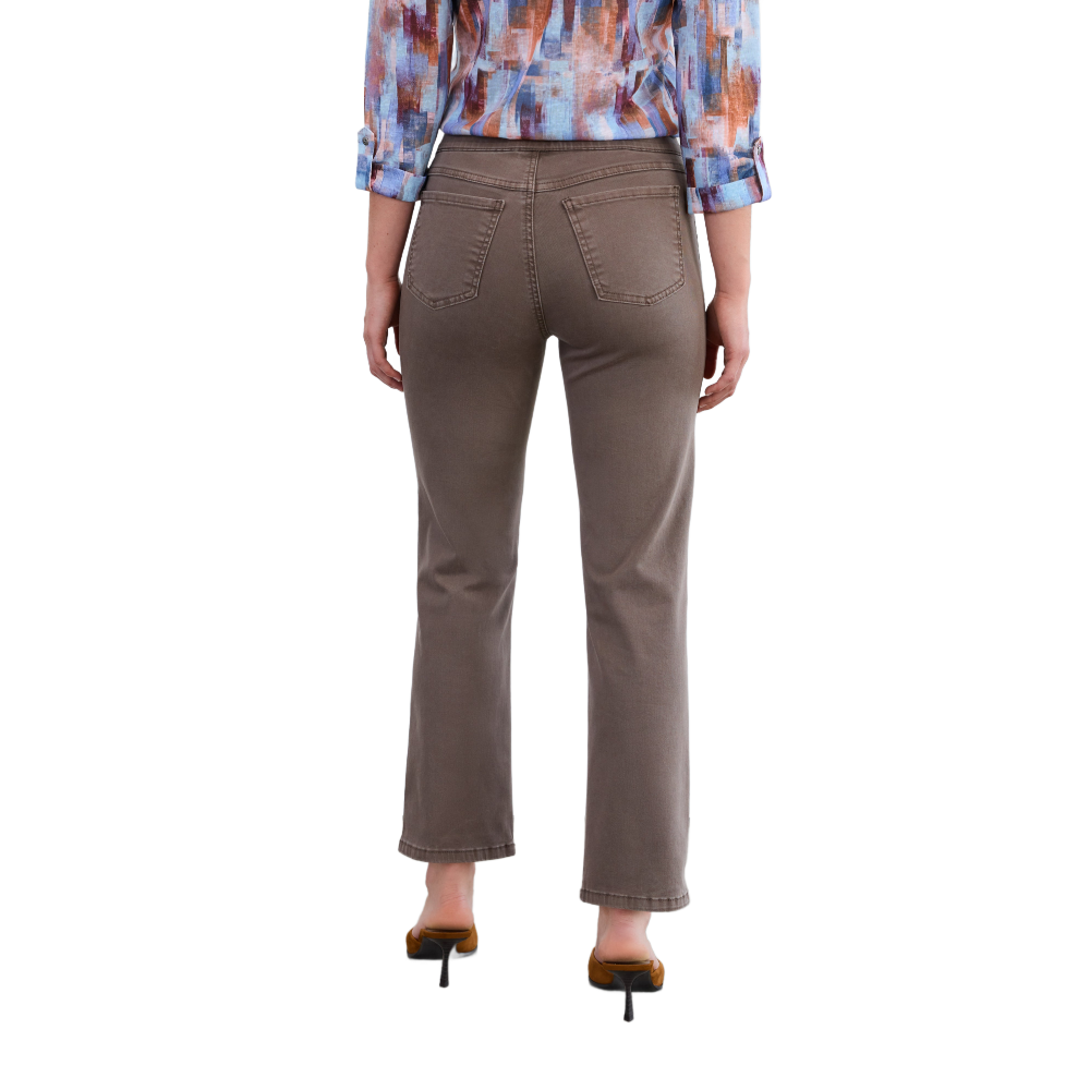 FDJ - Pull On Taupe Jeans