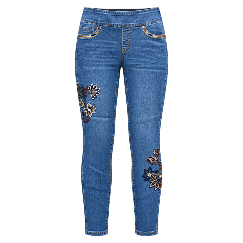 GG - Embroidered Jeans