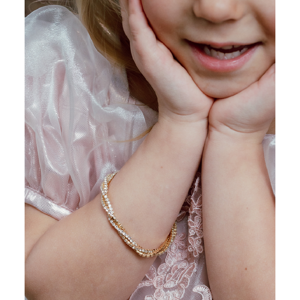 GP - Boutique Diamante Twist Bracelet