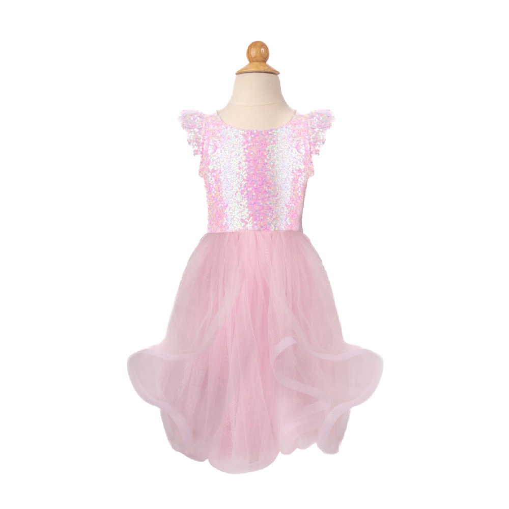 GP - Sequins Twirl Dress - Pink