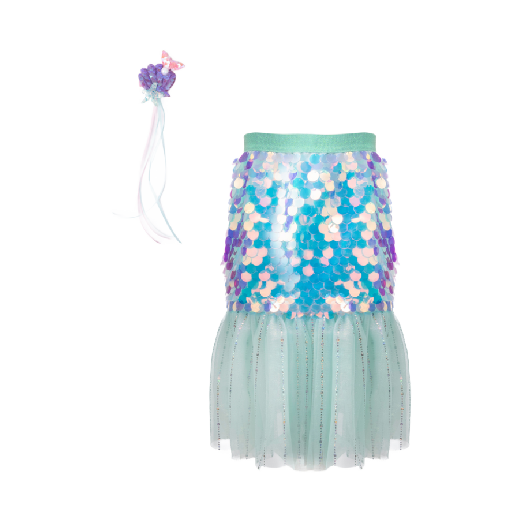 GP - Bling Bling Mermaid Skirt & Hairclip - Teal