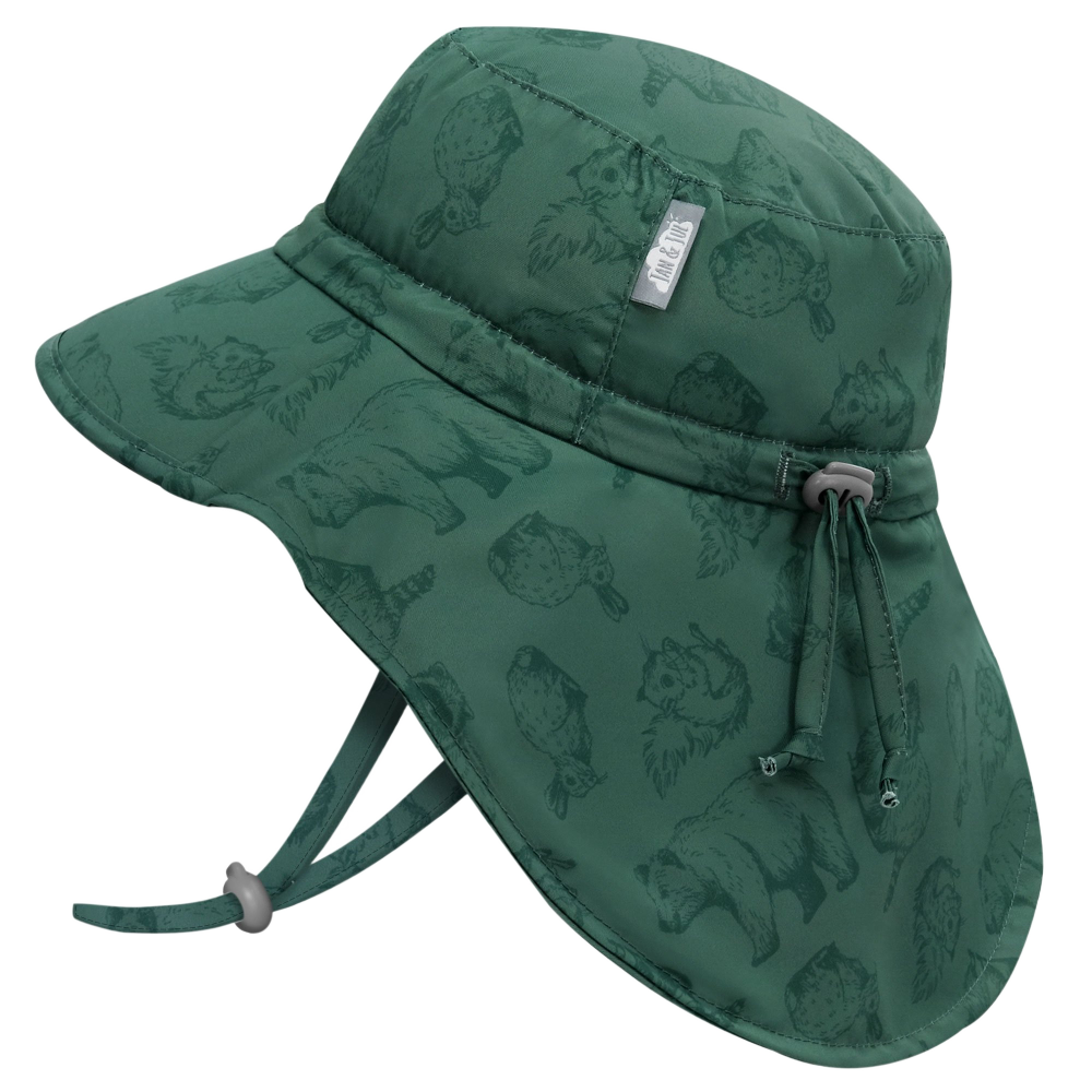Jan & Jul Aqua Dry Adventure Hat- Forest Friends