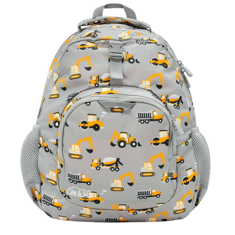 Jan & Jul Backpack – Grey Construction