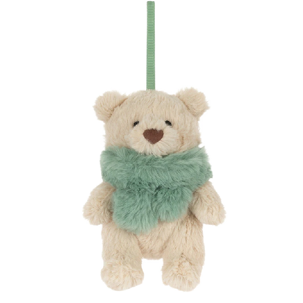 Jellycat Bartholomew Bear Jr. Winter Warmer Decoration