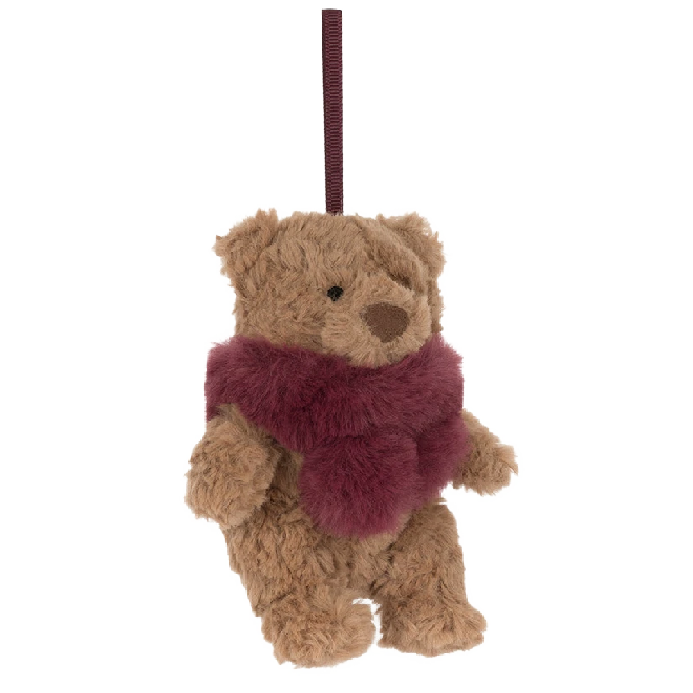 Jellycat Bartholomew Bear Winter Warmer Decoration