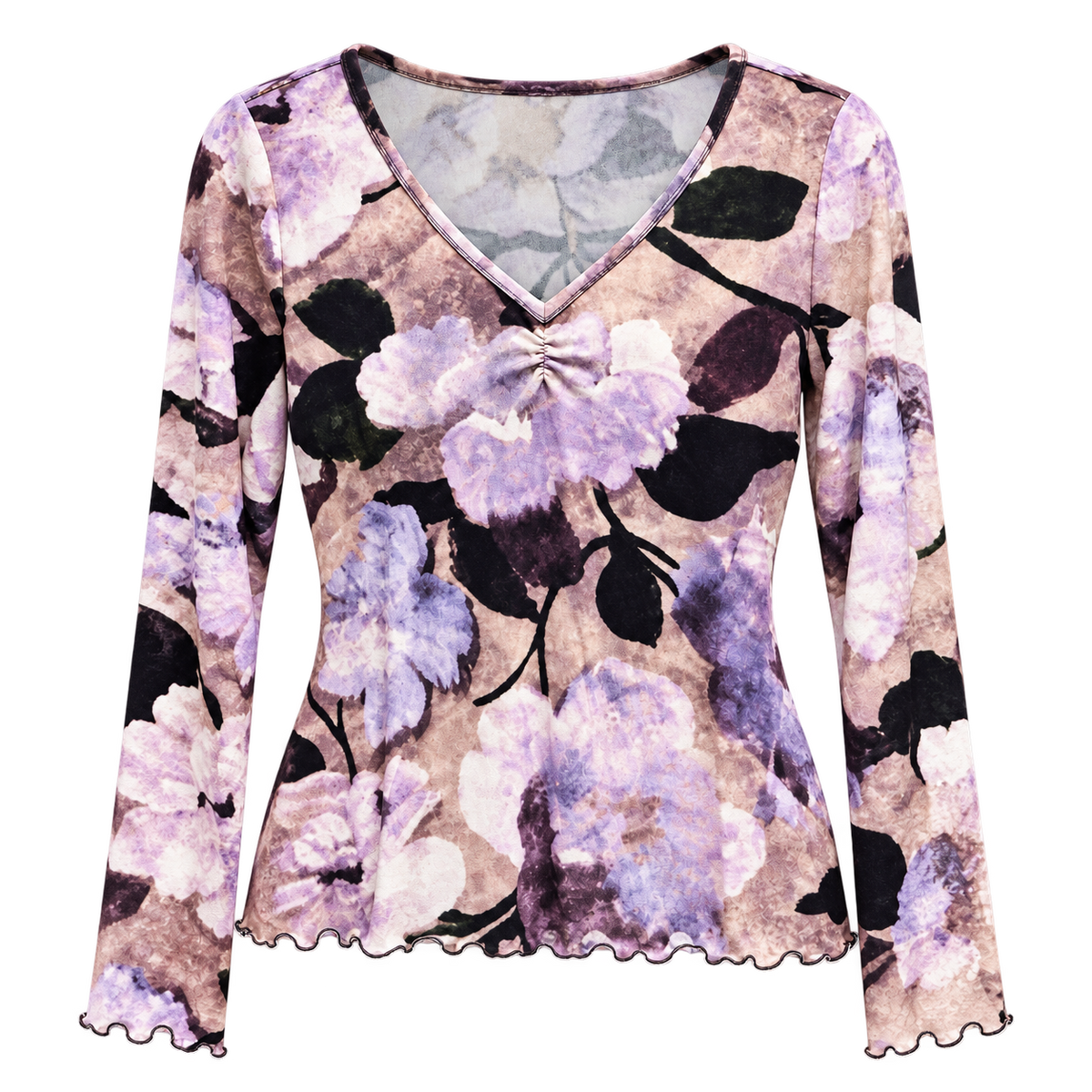 FDJ Winter Taupe Floral