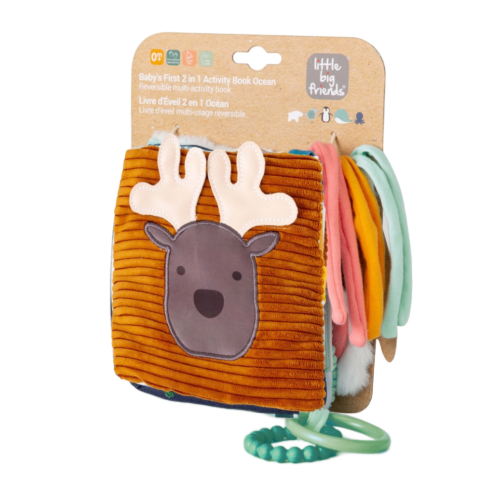 Little Big Friends | Soft Activity Book 2-in-1 - Forest
