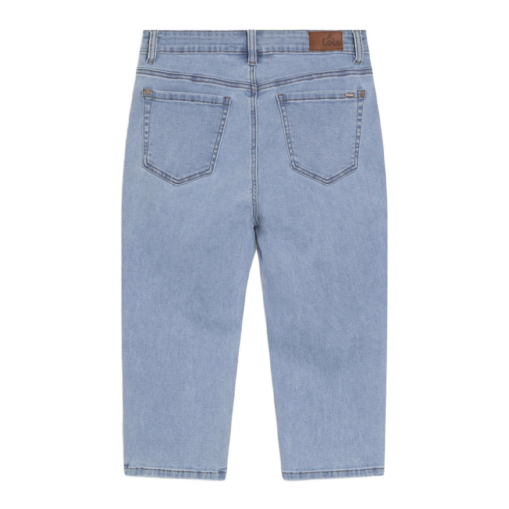 Lois Denim Capris - Light Blue