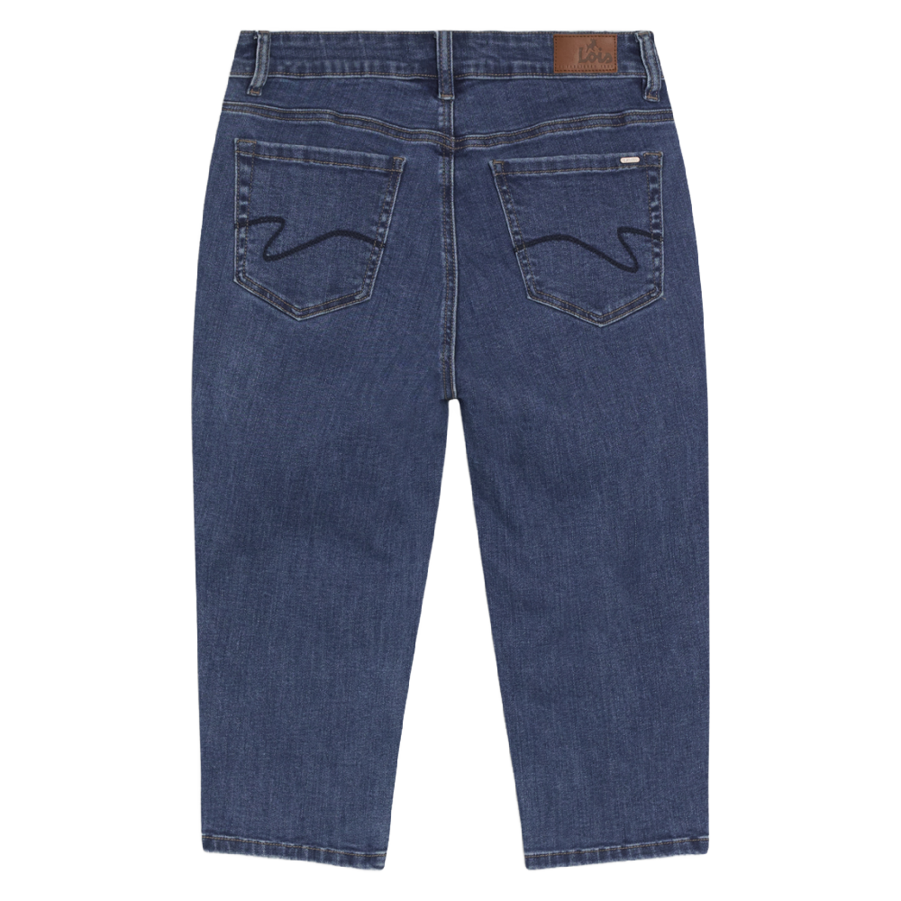 Lois Denim Capris - Medium Blue
