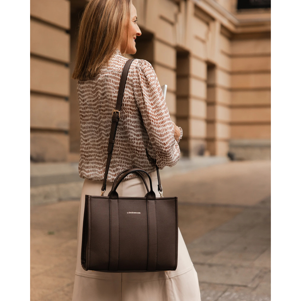 Louenhide Manhattan Tote Bag - Chocolate