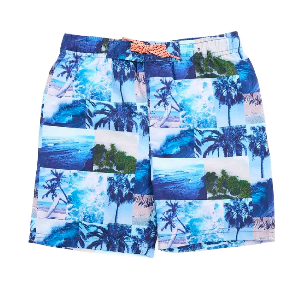 MID Swim Shorts - Blue Waves