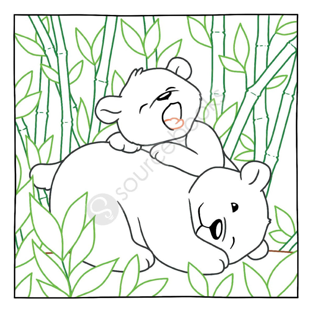 Magic Paper Coloring Book: Bedtime Animals