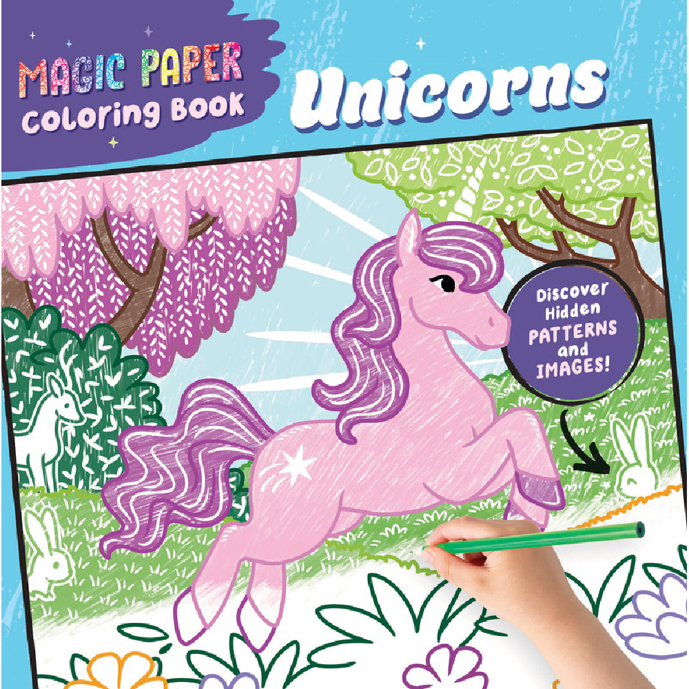 Magic Paper Coloring Book: Unicorns