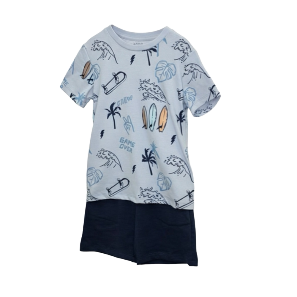 MID Surf Tee & Shorts Set