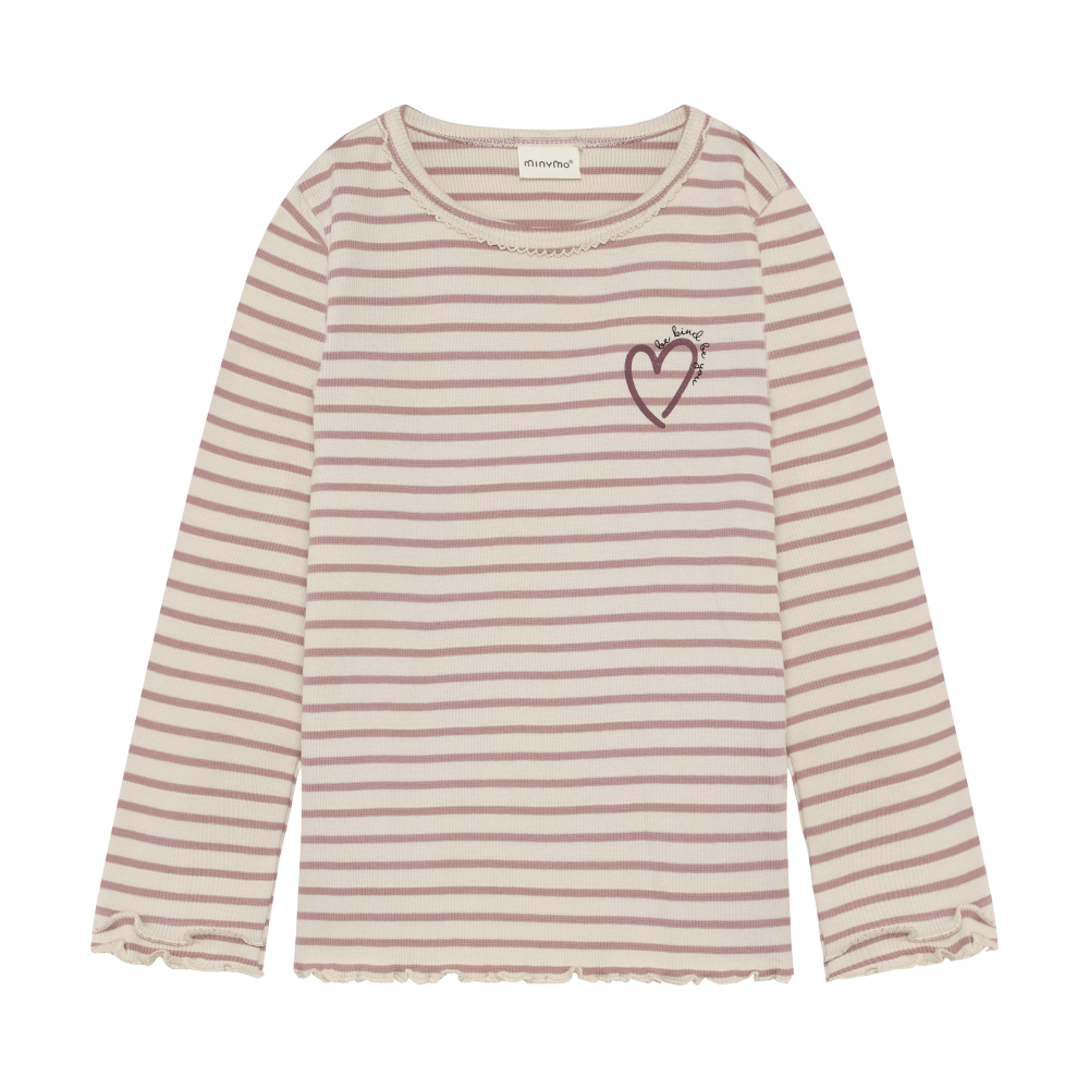 Minymo Ribbed Top – Stripes