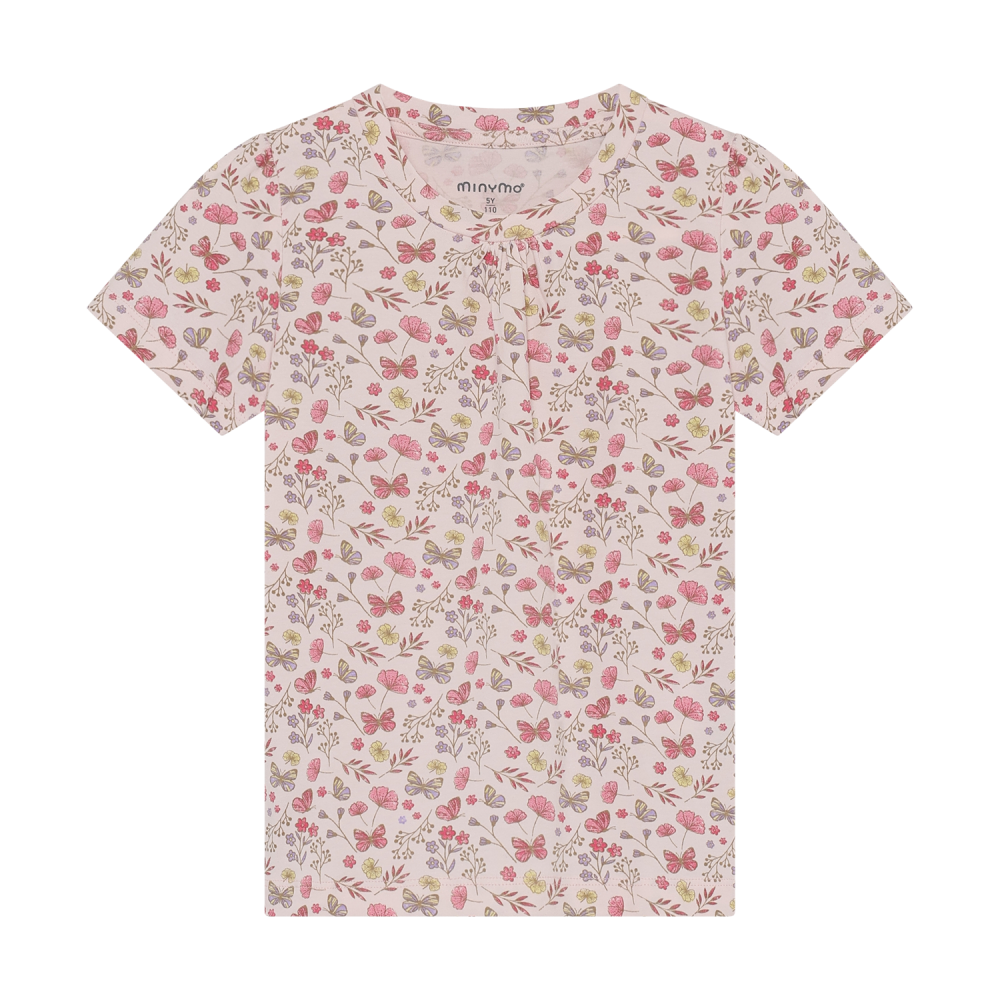 Minymo Floral Tee & Short Set