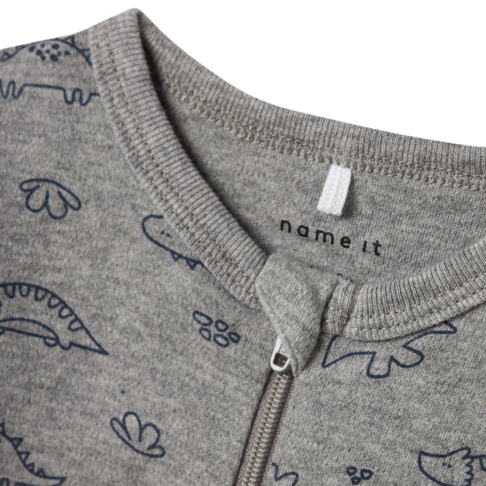 NI - Zip Up Romper Navy/Dino