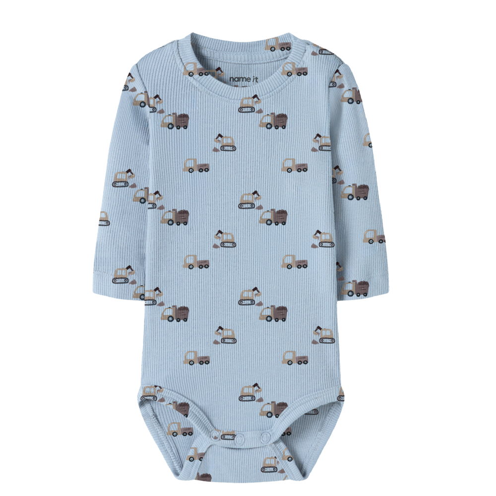 Name It Construction Onsie - Blue