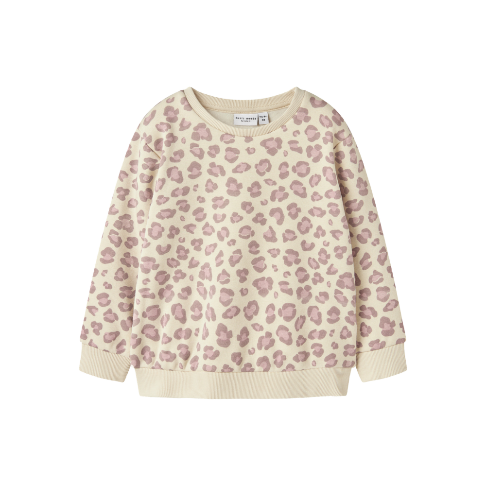 Name It Sweatshirt- Cheetah Print