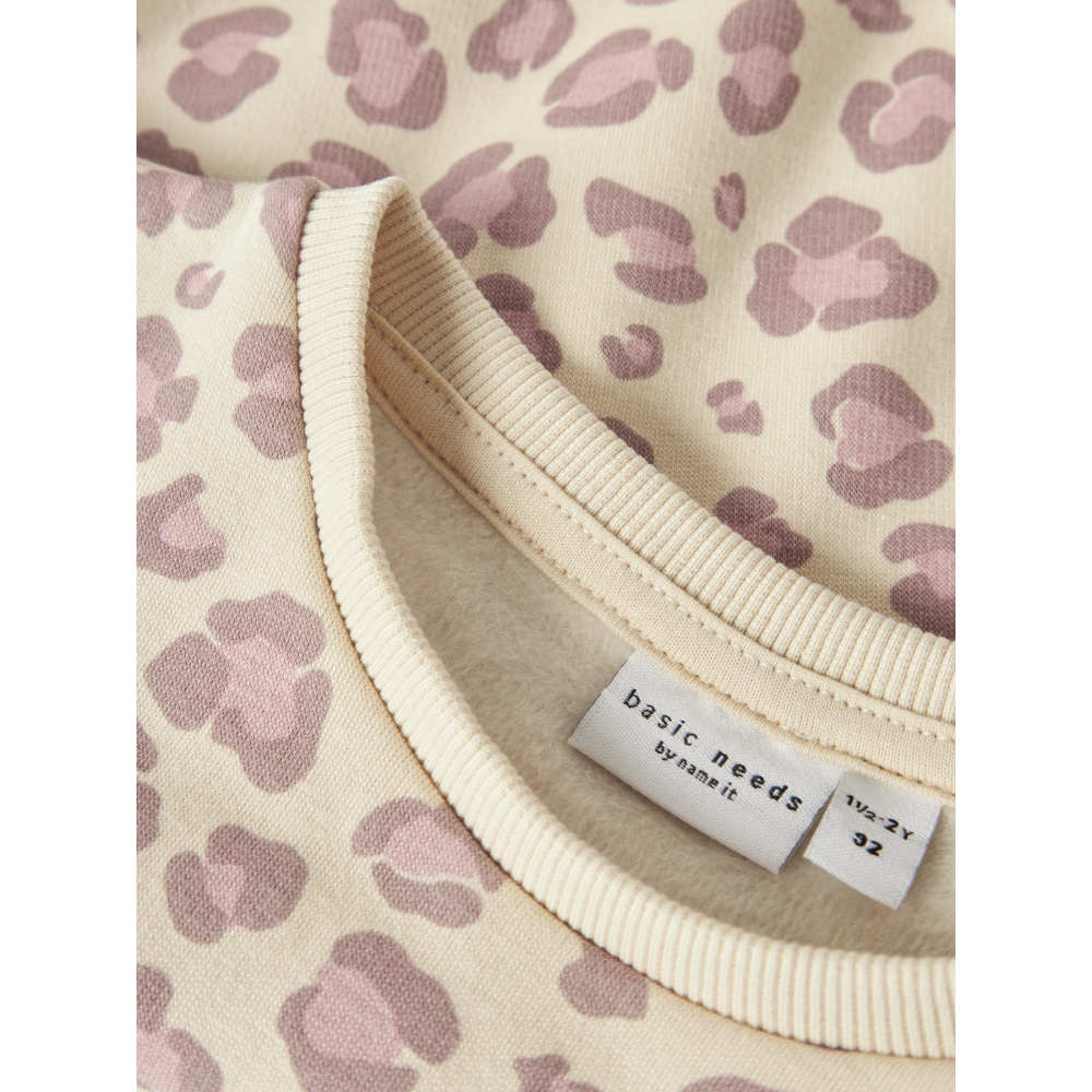 Name It Sweatshirt- Cheetah Print