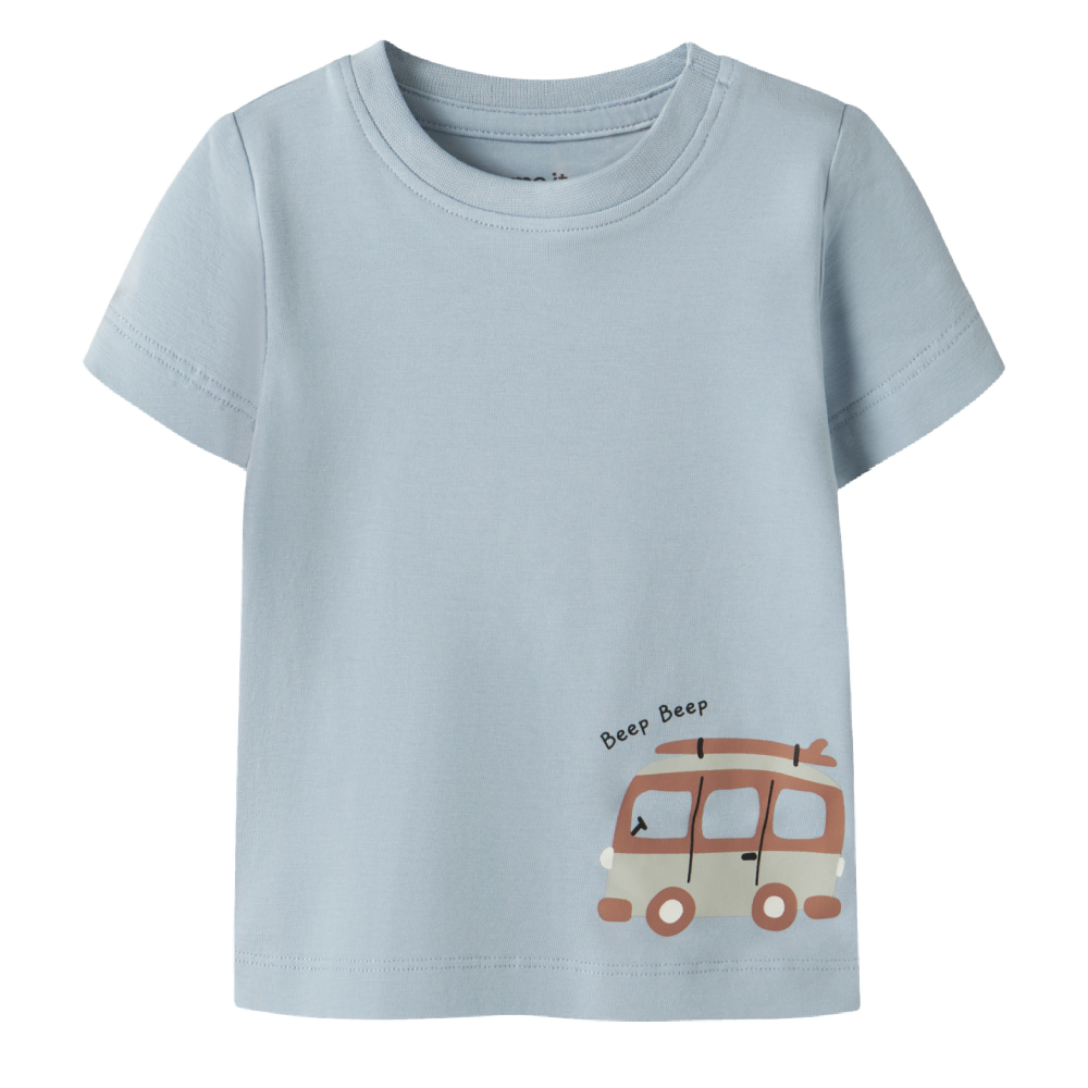 Name It Graphic Tee - Blue Fog